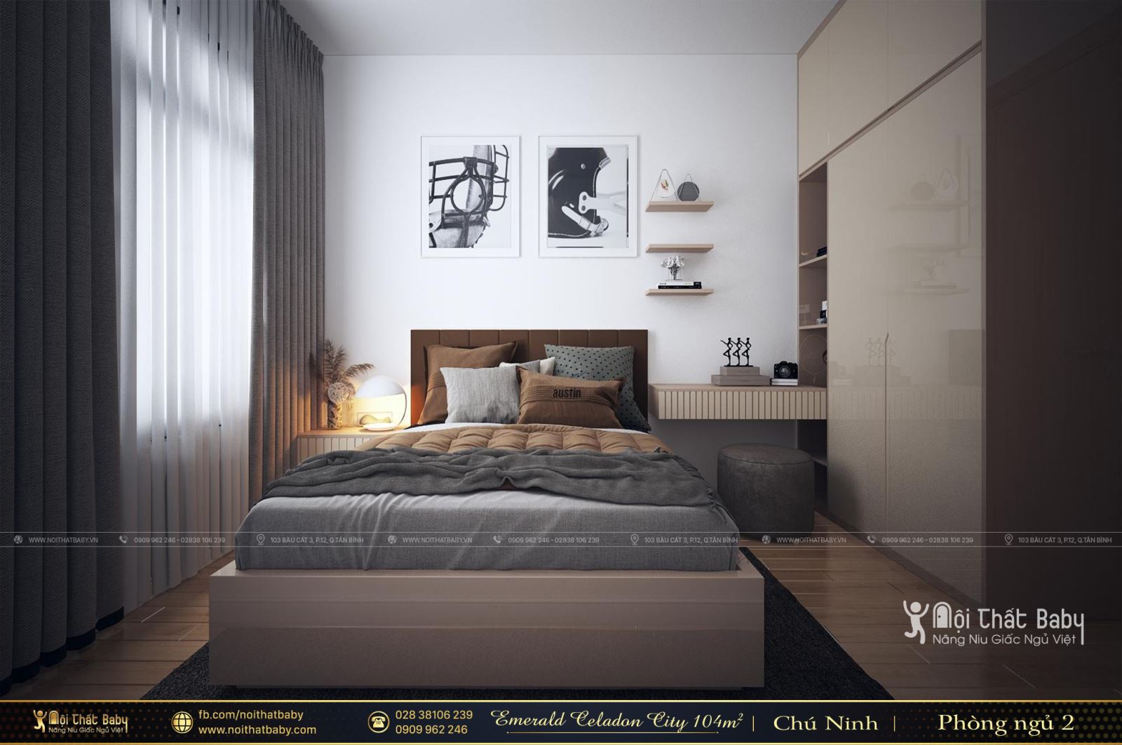 Tổng hợp các mẫu thiết kế nội thất Chung cư Emerald Celadon City